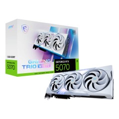 MSI GeForce RTX 5070 Gaming Trio OC 12GB White - Unleash Ultimate Gaming Performance!